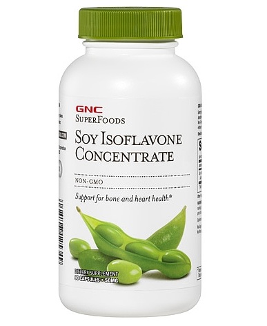 GNC SuperFoods Soy Isoflavone Concentrate, 50 mg, Capsules 90 ea